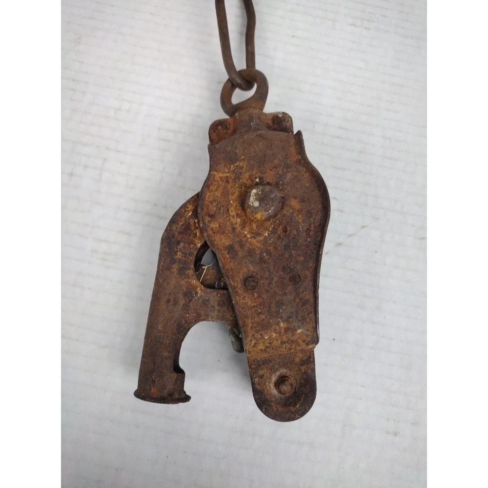 Vintage Antique Barn Trolley Hook Swivel Hook Hay Mow Pulley Farm X615 X574 X516